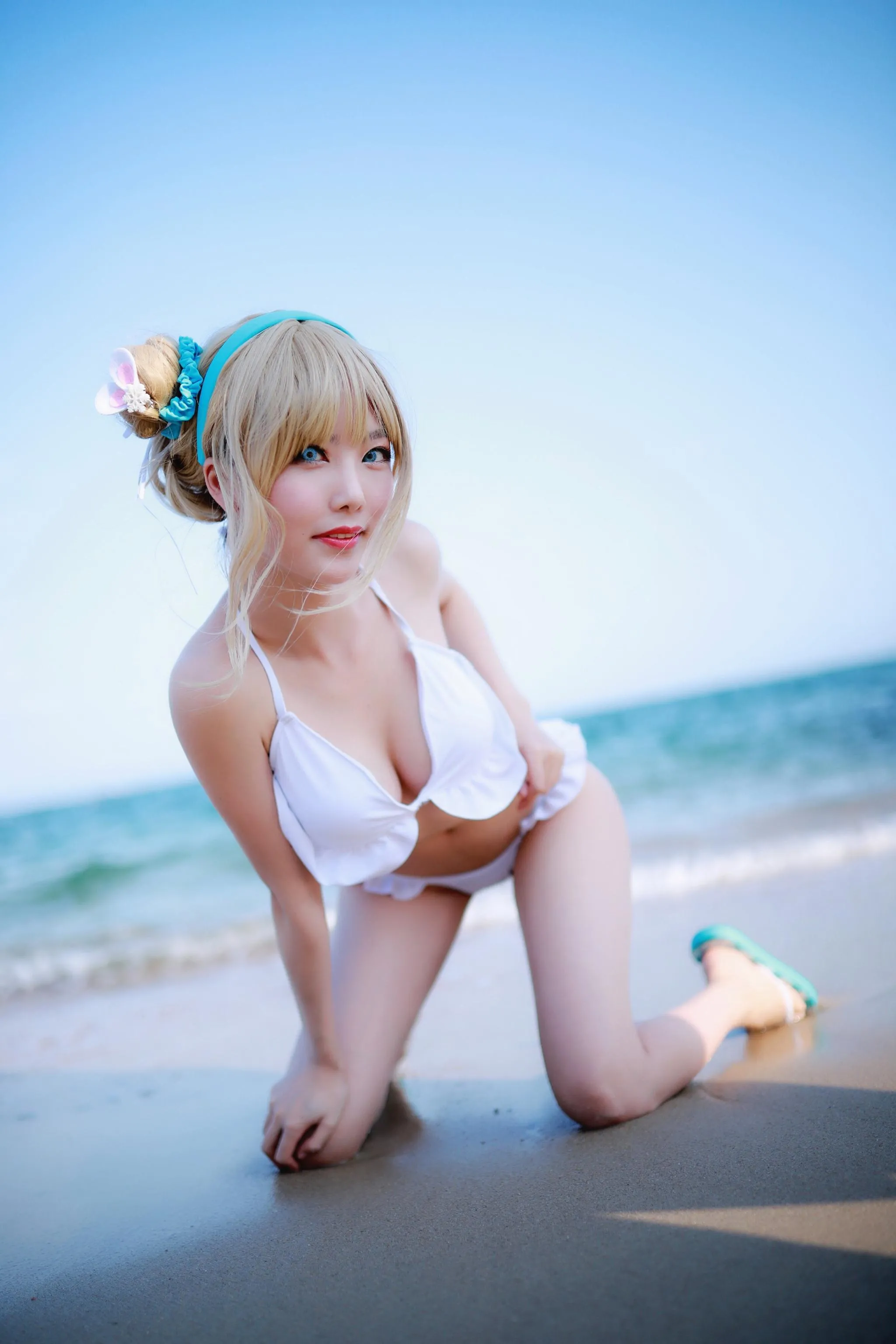 抖娘-利世 – NO.43 海边索米 [30P]插图9